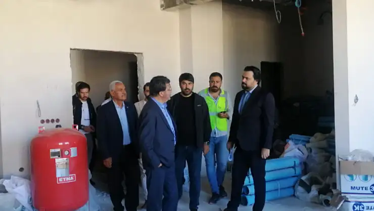 Gevaş Devlet Hastanesinde çalışmalar sürüyor