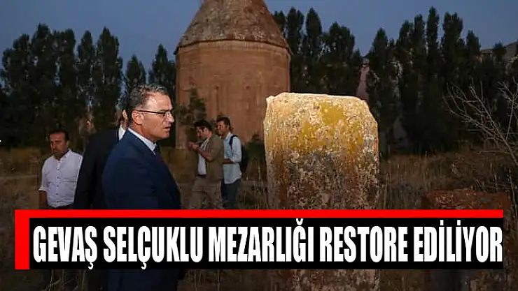 Gevaş Selçuklu Mezarlığı restore ediliyor