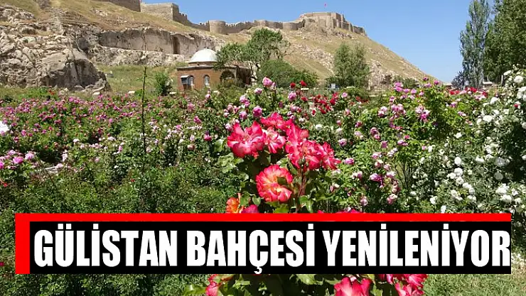 Gülistan bahçesi yenileniyor