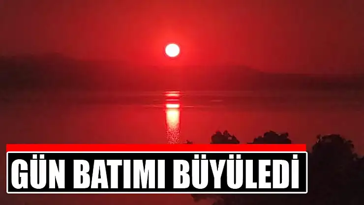 Gün batımı büyüledi