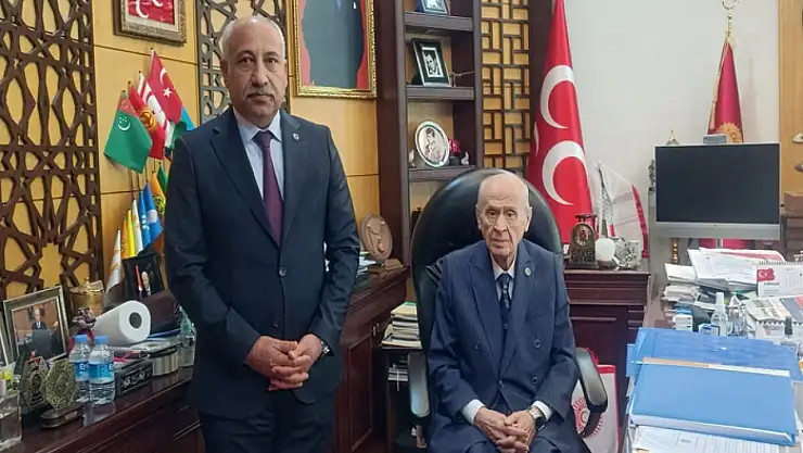 Güngöralp, Bahçeli'yi ziyaret etti