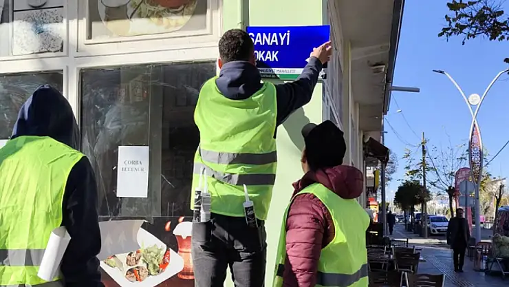 Gürpınar'da adres ve yönlendirme sistemi yenileniyor