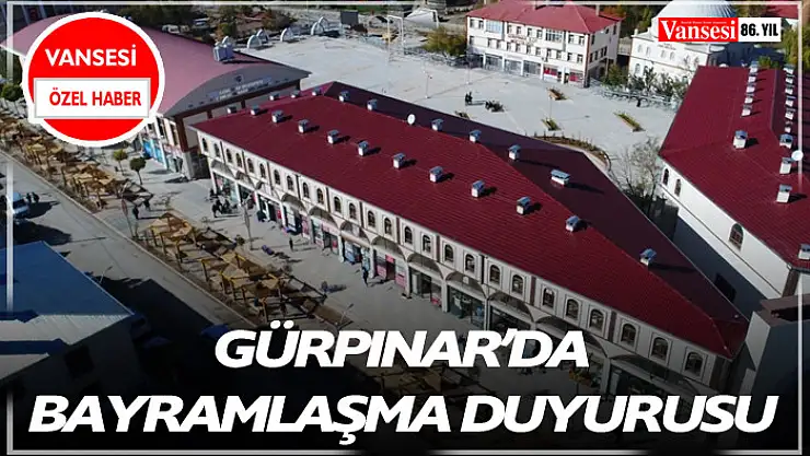 Gürpınar'da bayramlaşma duyurusu