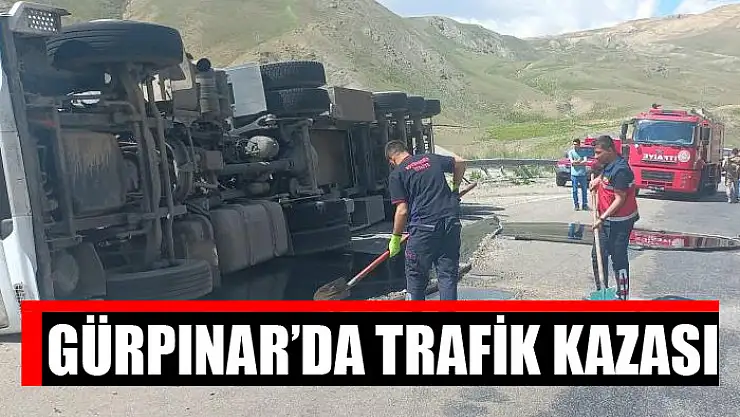 Gürpınar'da trafik kazası