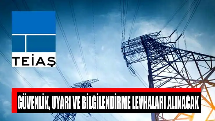 Güvenlik, uyarı ve bilgilendirme levhaları alınacak