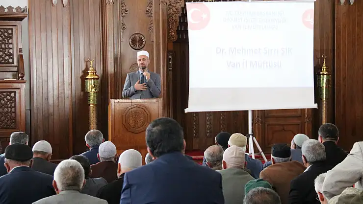 Hacca gidecek Vanlılara seminer verildi