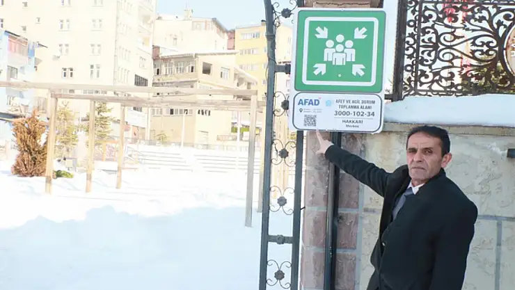 Hakkari'de 'Toplanma Alanları' belirlendi