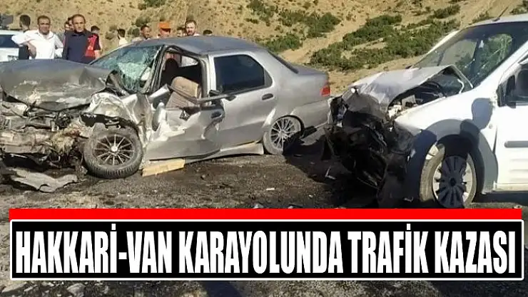 Hakkari-Van karayolunda trafik kazası