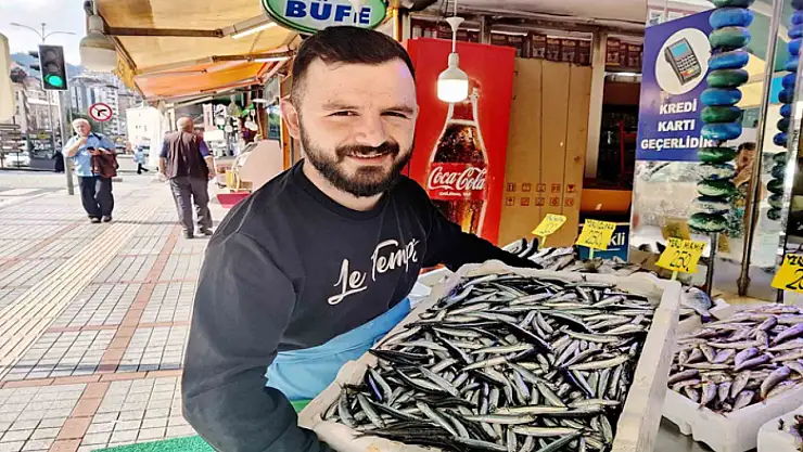 Hamsi Rize'de tezgaha düştü