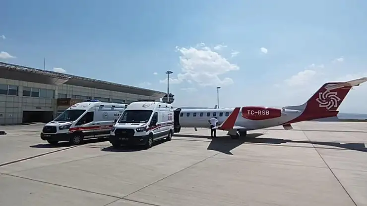 Hasta bebekler uçak ambulansla İstanbul'a sevk edildi