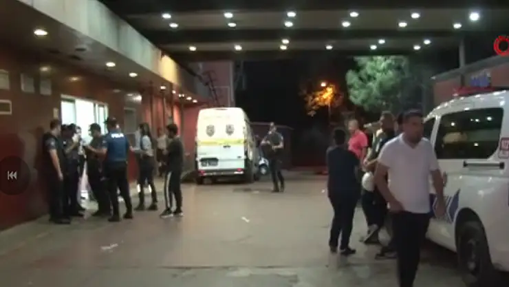 Hastane bahçesinde silahlı çatışma