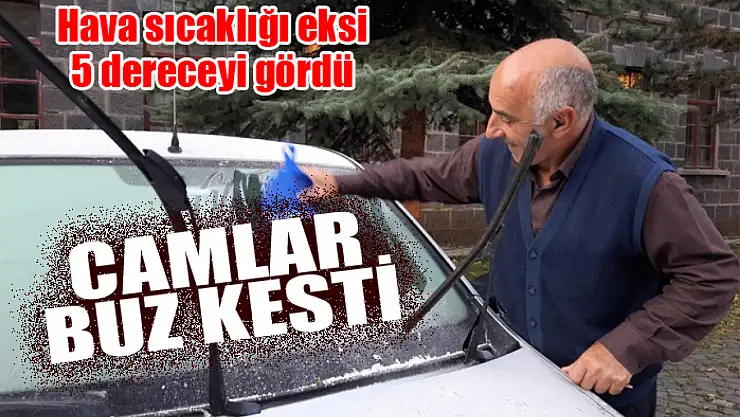 Hava sıcaklığı eksi 5 dereceyi buldu