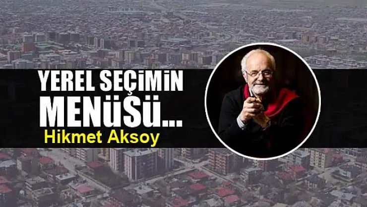 Yerel seçimin menüsü...