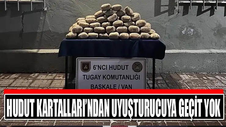 Hudut Kartalları'ndan uyuşturucuya geçit yok