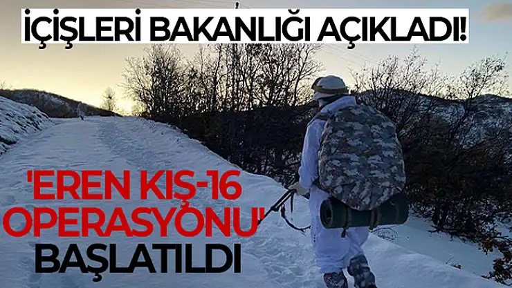 İçişleri Bakanlığı açıkladı