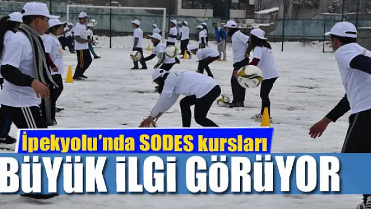 İpekyolu'nda SODES kurslarına ilgi 