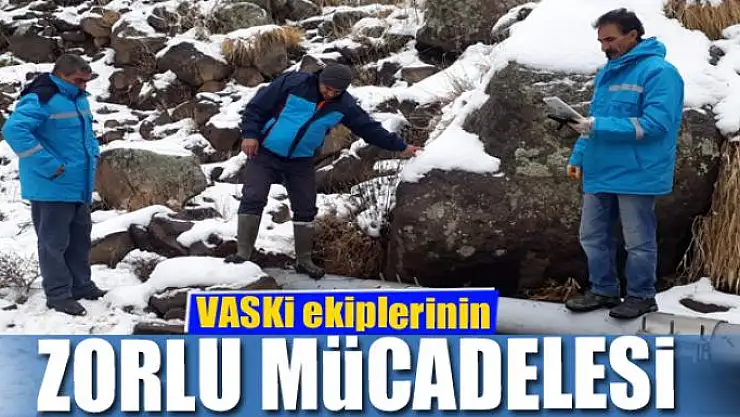 VASKİ ekiplerinin zorlu mücadelesi