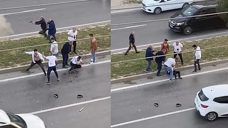 İki grup birbirine girdi, ortalık savaş alanına döndü