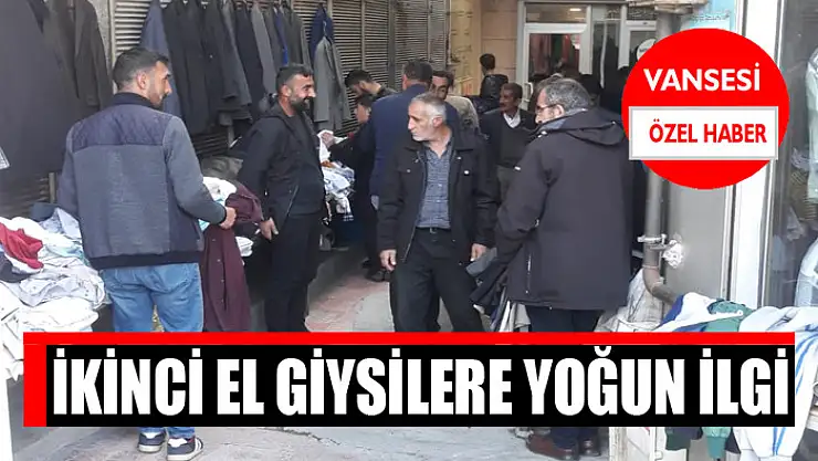 İkinci el giysilere yoğun ilgi