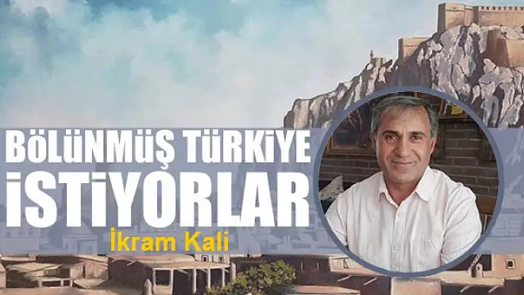 Bölünmüş Türkiye istiyorlar