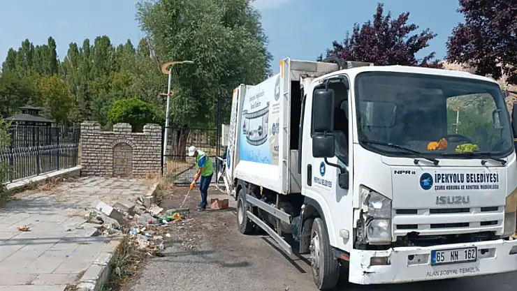İpekyolu Belediyesi'nden temizlik çalışması