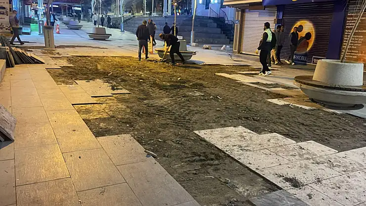 İpekyolu Belediyesi yol ve kaldırım çalışmalarına hız verdi