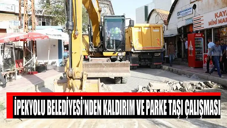İpekyolu Belediyesi'nden kaldırım ve parke taşı çalışması