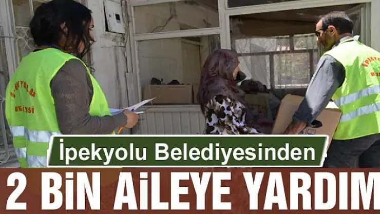 İpekyolu Belediyesinden 2 bin aileye yardım
