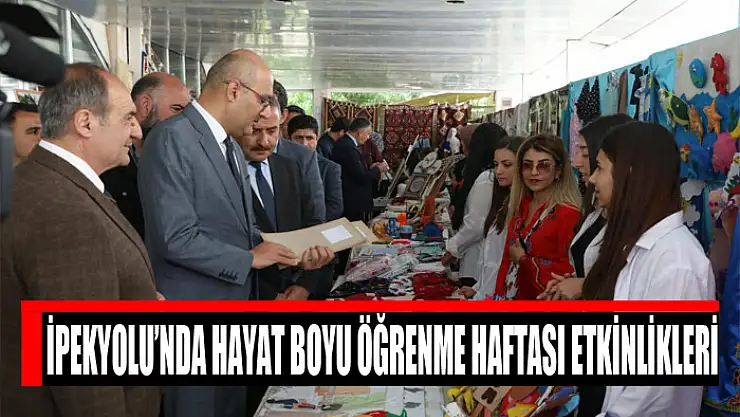 İpekyolu'nda Hayat Boyu Öğrenme Haftası etkinlikleri