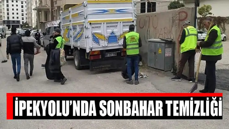 İpekyolu'nda sonbahar temizliği