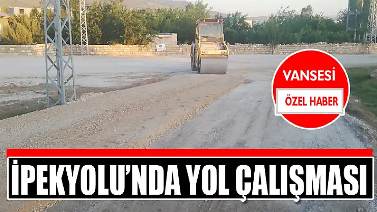 İpekyolu'nda yol çalışması