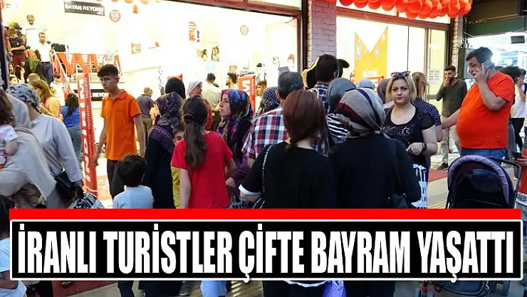 İranlı turistler çifte bayram yaşattı