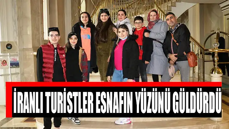 İranlı turistler esnafın yüzünü güldürdü