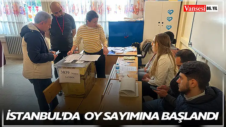 İstanbul'da  oy sayımına başlandı