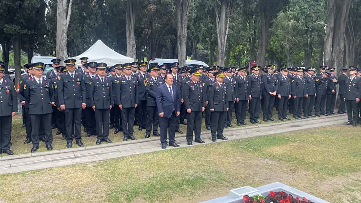 Jandarma Teşkilatının 184. kuruluş yıl dönümünde şehitler anıldı