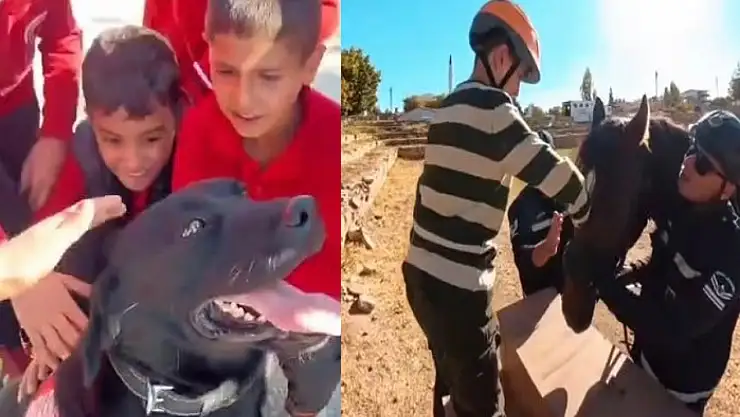 Jandarmadan 'can dostlara' özel kutlama
