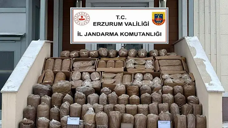Jandarmadan kaçak tütün operasyonu