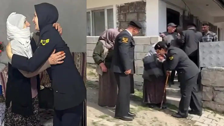 Jandarmadan saygı ve vefa ziyaretleri