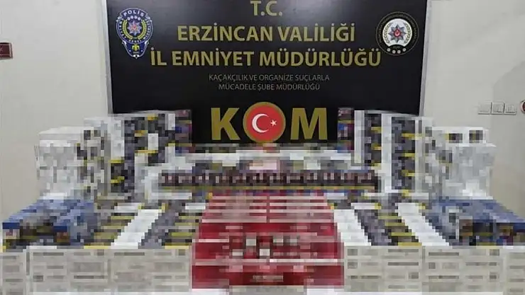 Kaçak sigara ele geçirildi