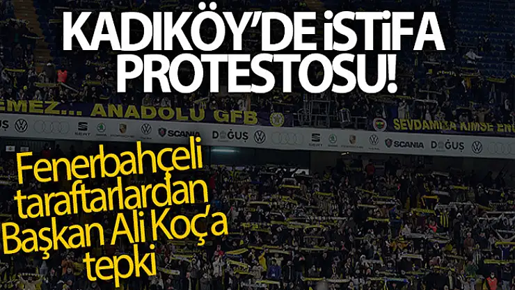 Kadıköy'de istifa protestosu