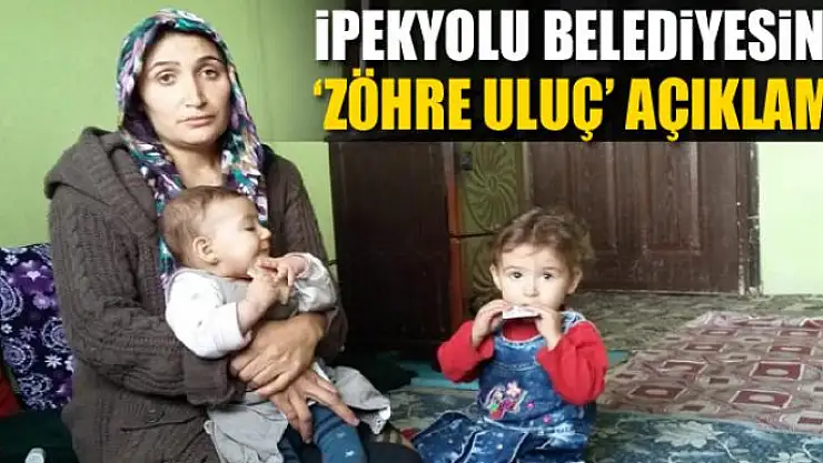 İpekyolu Belediyesinden 'Zöhre Uluç' açıklaması