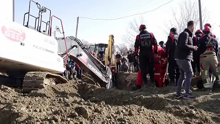 Kanalizasyon bağlantısı inşaatında göçük: 1 ölü