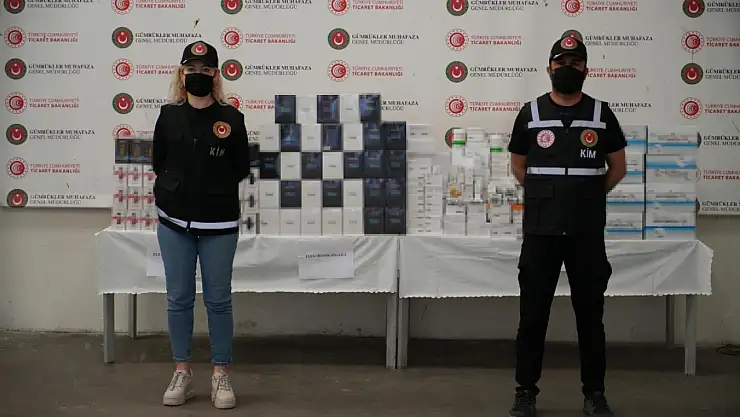 Kapıkule'de milyonlarca liralık kaçak eşya ele geçirildi