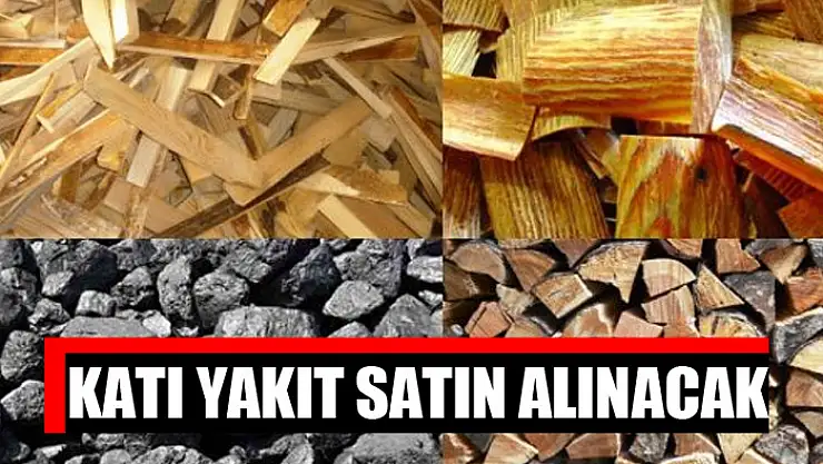 Katı yakıt satın alınacak
