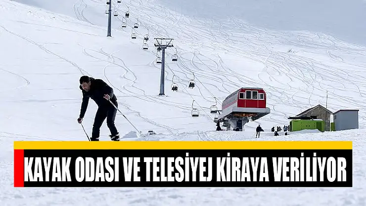 Kayak odası ve telesiyej kiraya veriliyor