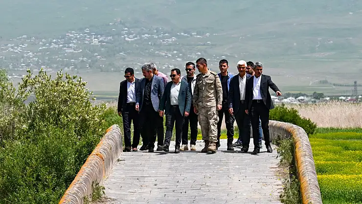 Kaymakam Aydoğan Bendimahi köprüsünde incelemelerde bulundu