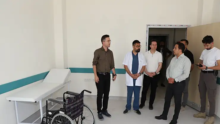 Kaymakam Aydoğan sağlık yatırımlarını inceledi