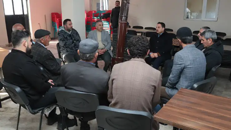 Kaymakam Aydoğan vatandaşlarla buluştu