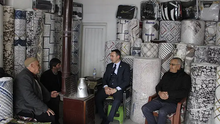 Kaymakam Bakan'dan esnaf ziyaret