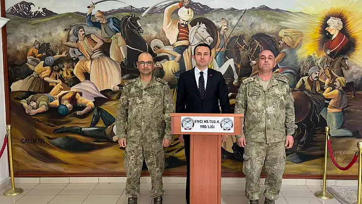 Kaymakam Bakan'dan hudut komutanlığına ziyaret